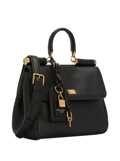 Dolce & Gabbana Women Sicily Soft Leather Handbag