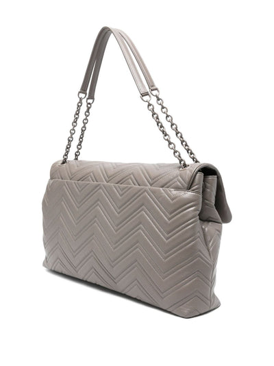 Gucci Women Gg Marmont Maxi Leather Shoulder Bag