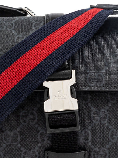 Gucci Men Gg Supreme Crossbody Mini Bag