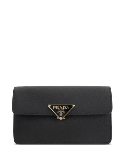 Prada Women Prada Arqué Saffiano Leather Shoulder Bag