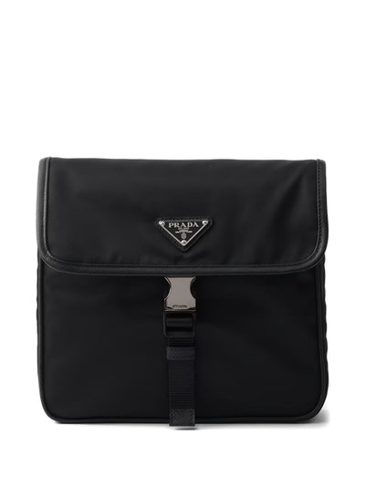Prada Men Re-Nylon And Saffiano Crossbody Bag