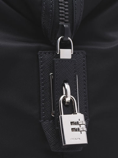 Prada Men Re-Nylon And Saffiano Duffle Bag