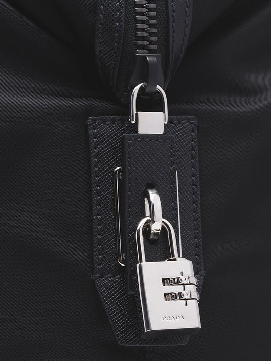 Prada Men Re-Nylon And Saffiano Duffle Bag