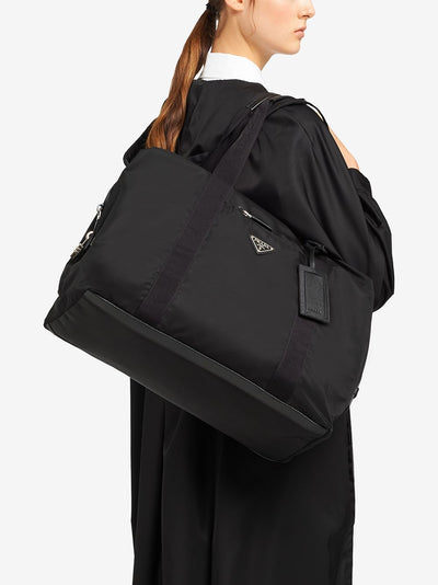 Prada Men Re-Nylon And Saffiano Duffle Bag