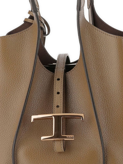 Tod's Women Mini Leather Shopping Bag