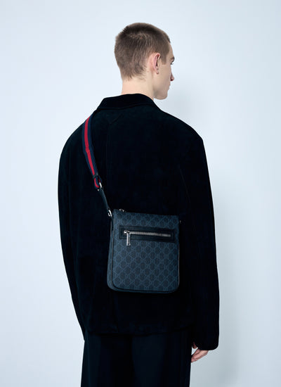 Gucci Men Gg Crossbody Bag