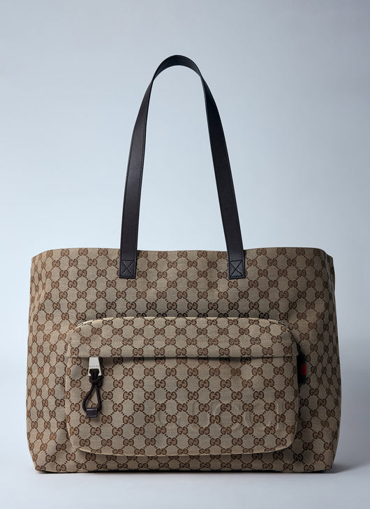 Gucci Men Large Gg Tote Bag