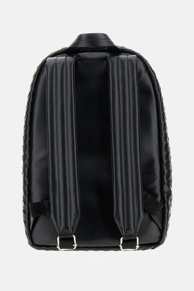 Bottega Veneta Men Leather Messenger Backpack