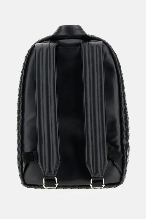 Bottega Veneta Men Leather Messenger Backpack