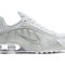 Nike Shox R4 White and Metallic Silver