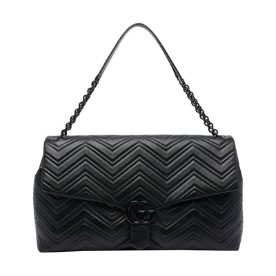 Gucci Women Maxi Gg Marmont Shoulder Bag