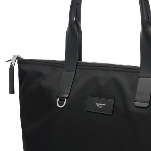 Dolce&Gabbana Men Medium Shopping Bag With Logo