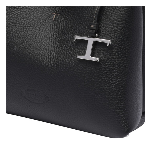 Tod's Women Micro Leather Handbag With T Timeless Charm