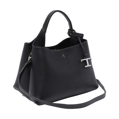 Tod's Women Micro Leather Handbag With T Timeless Charm