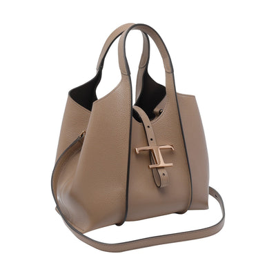 Tod's Women Mini Leather T Timeless Shopping Bag