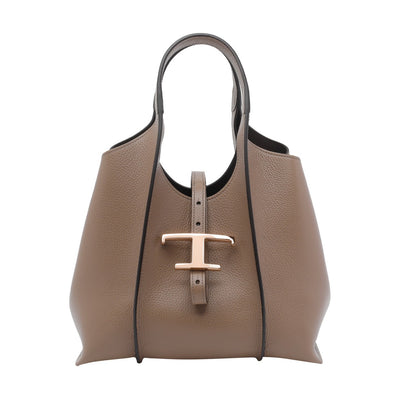 Tod's Women Mini Leather T Timeless Shopping Bag