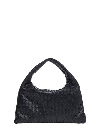 Bottega Veneta Women Tote Bag In Leather With Intrecciato Hop Motif