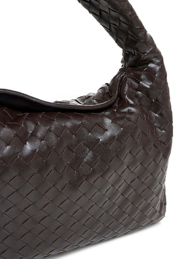 Bottega Veneta Women Tote Bag In Leather With Intrecciato Hop Motif