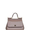 Dolce & Gabbana Women Taupe Large Sicily Handbag