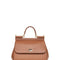 Dolce & Gabbana Women Camel Large Sicily Handbag