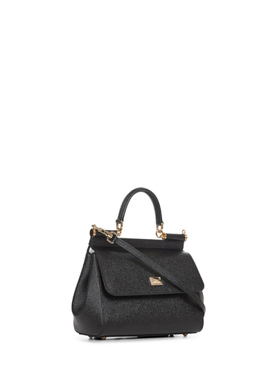 Dolce & Gabbana Women Black Medium Sicily Handbag