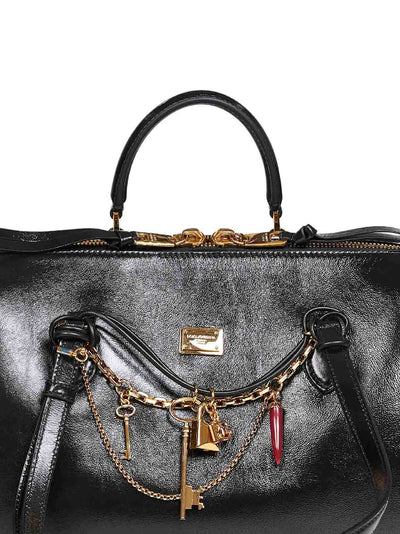 Dolce & Gabbana Women Black Vittoria Handbag