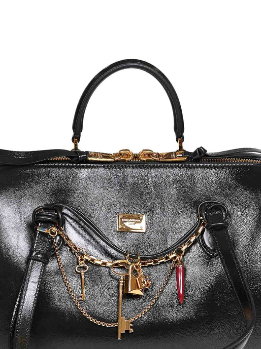 Dolce & Gabbana Women Black Vittoria Handbag
