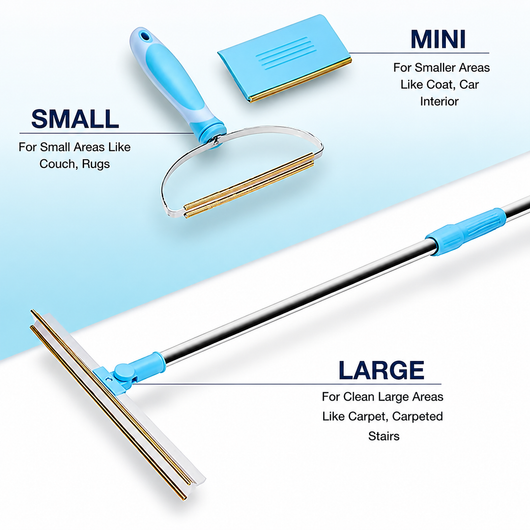 Pet Hair Remover for Carpet & Rugs