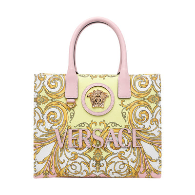 Versace Women Small La Medusa Printed Shopping Bag