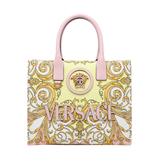 Versace Women Small La Medusa Printed Shopping Bag