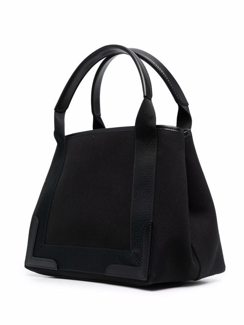 Balenciaga Women Navy Cabas Small Canvas Tote Bag