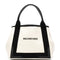 Balenciaga Women Navy Cabas Small Canvas Tote Bag