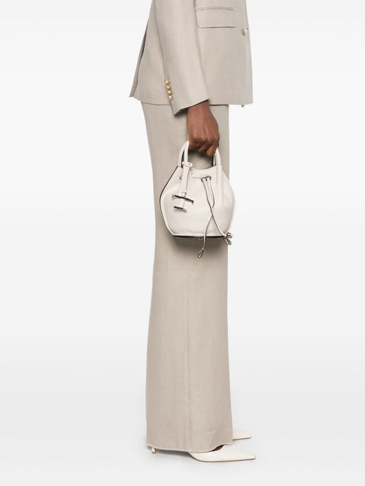Tod's Women Mini Leather Bucket Bag
