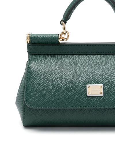 Dolce & Gabbana Women Sicily Small Leather Handbag
