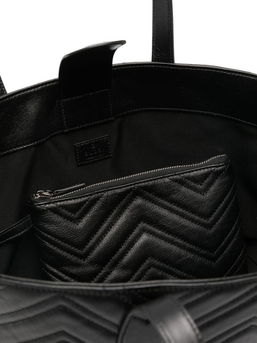 Gucci Women Gg Marmont Leather Tote Bag