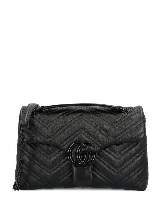 Gucci Women Gg Marmont Leather Shoulder Bag