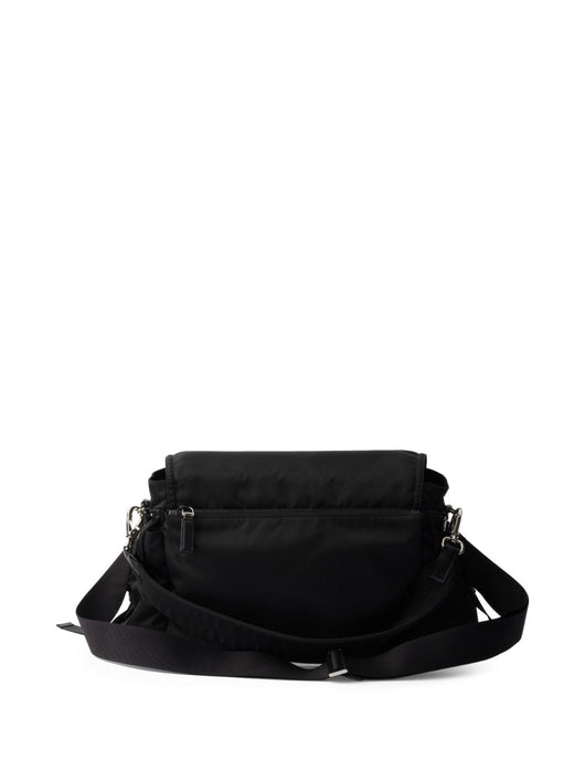Prada Men Prada Explore Re-Nylon And Leather Crossbody Bag