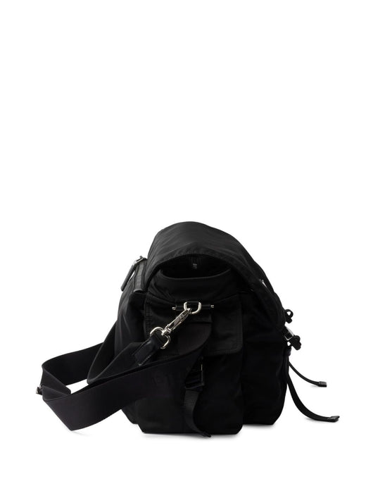 Prada Men Prada Explore Re-Nylon And Leather Crossbody Bag