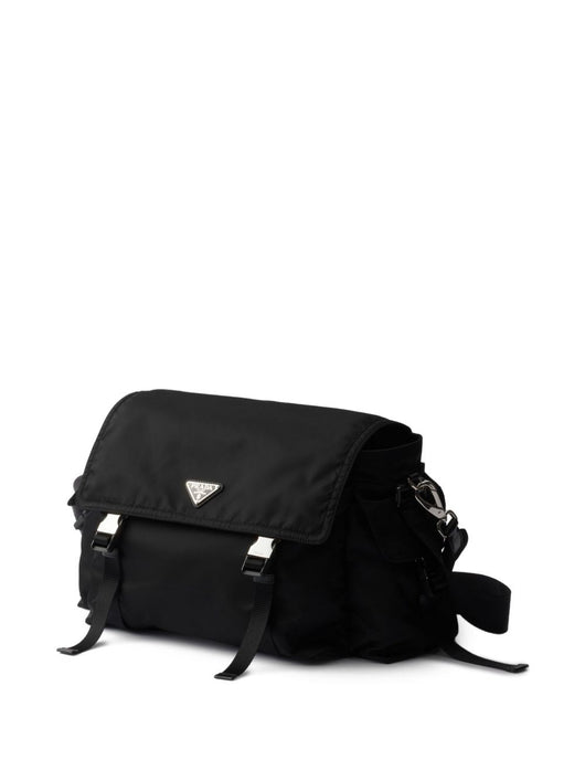 Prada Men Prada Explore Re-Nylon And Leather Crossbody Bag