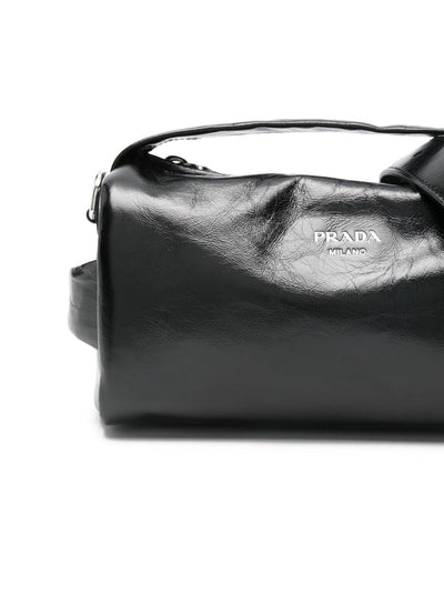 Prada Men Leather Crossbody Bag